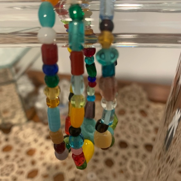 Bracelet colorful beaded set of three - Picture 3 of 4